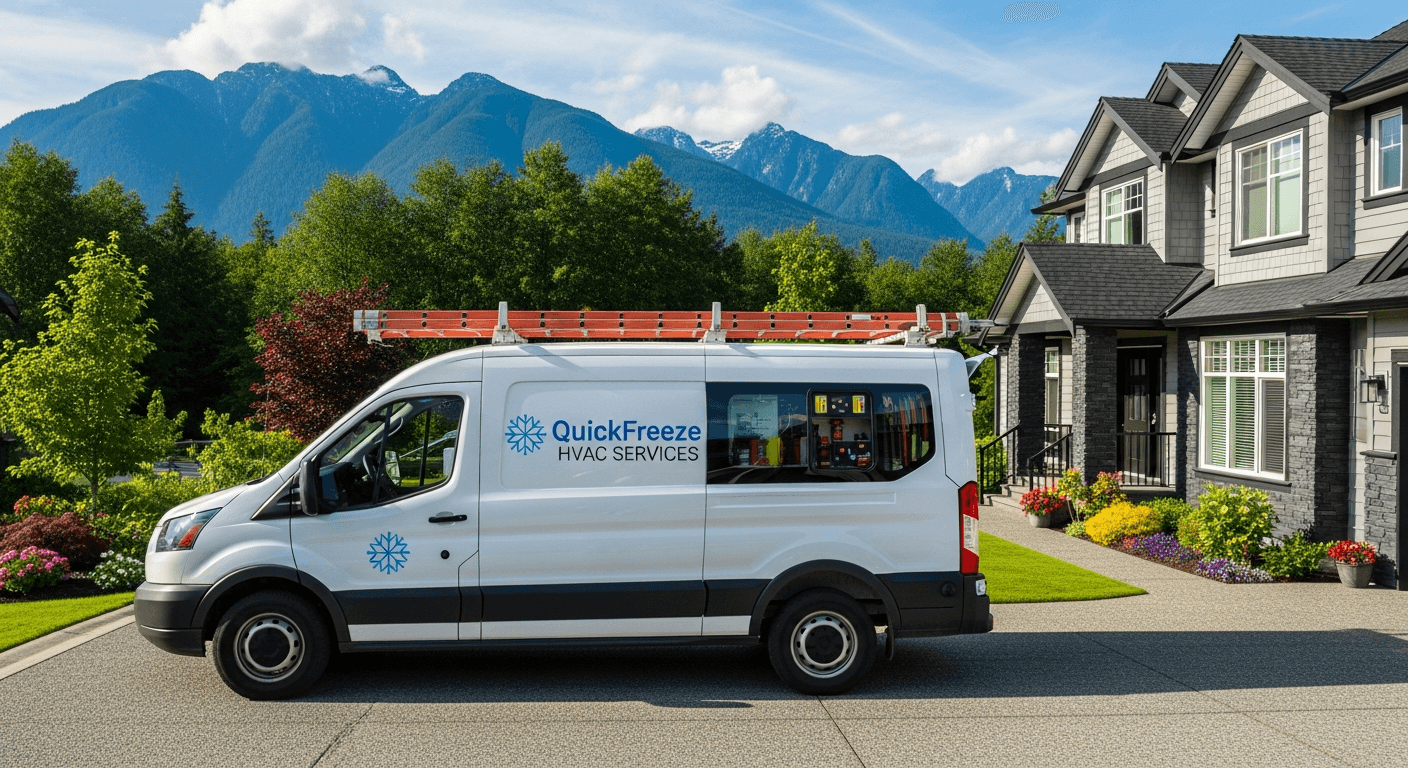 HVAC Coquitlam cooling service van